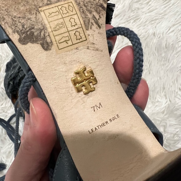 Tory Burch Women's Rope Block Heel Sandals - size 7 - Picture 7 of 8